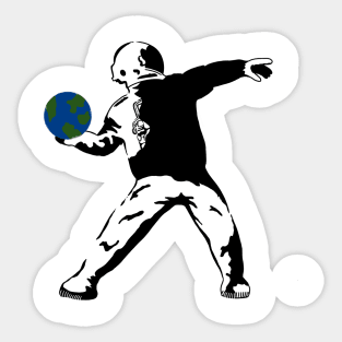 Planet Thrower Sticker